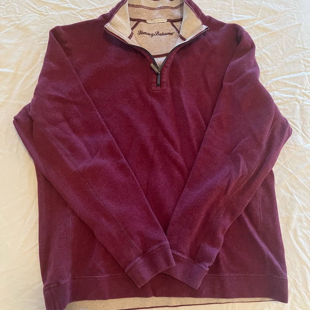 Tommy Bahama quarter zip.
